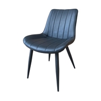 Chaise de Salle à Manger Moderne Luxe Léger Confortable Décontracté en Cuir PU Souple pour Maison Restaurant Hôtel Réception
