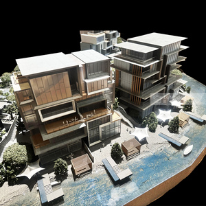 Mô hình quy mô xây dựng kiến trúc tùy chỉnh cho căn hộ biệt thự phát triển bất động sản-Thiết kế mô hình 3D thu nhỏ chính xác cao - Product Image 5