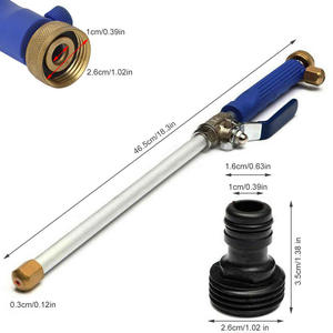 Pistolet à eau haute pression en métal pour voiture et jardin, outil de nettoyage à jet d'eau, lance de tuyau - Product Image 5