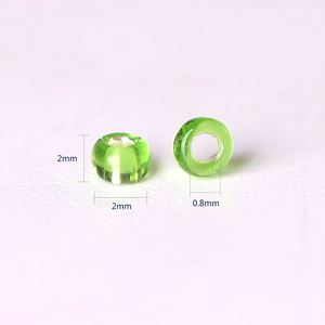Perles de verre Zhubi 2MM 1000 pièces/boîte pour la fabrication de bijoux, perles de taille pour lampwork, pour breloques, colliers, bracelets, accessoires de bricolage - Product Image 2