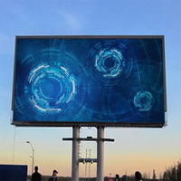 Affichage numérique 3D LED extérieur Muenled à haute luminosité (5000cd), étanche, P6-P10, garantie 5 ans, certifié CE