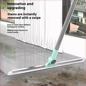 <span class=keywords><strong>Balai</strong></span> d'<span class=keywords><strong>essuie</strong></span>-glace magique en silicone à poils doux pour la salle de bain, tête en plastique - Product Image 2