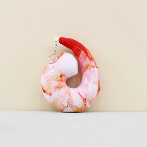 Оптовая продажа, креативная имитация, плюшевый брелок с подвеской в виде креветки, мягкая игрушка, кукла, мягкая игрушка, подарок для продвижения - Product Image 4