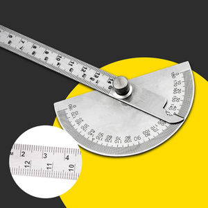H0066 180 derece iletki <span class=keywords><strong>Metal</strong></span> açı bulucu gonyometresi açı cetvel paslanmaz çelik - Product Image 4