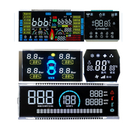 Modul Layar LCD TFT Kustom Huaxin Kontras Tinggi Latar Belakang Hitam Solusi Peralatan Industri OEM/ODM