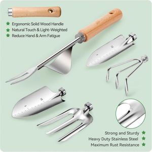 BSCI Factory Heavy Duty Gardening Hand <b>Tools</b> and Essentials <b>Kit</b> Custom Round Bucket Garden <b>Tool</b> Storage <b>Bag</b> Organizer - Product Image 2