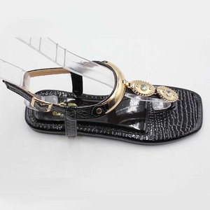 Sandalias Planas de Verano para Mujer, con Cadena de Diamantes de Imitación, de Alta Calidad, Cómodas, Gran Venta - Product Image 3