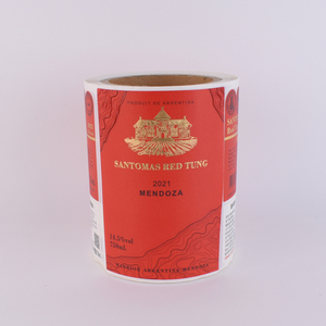 Giá cả hợp lý CuộN Sticker tùy chỉnh nhãn ướt sức mạnh giấy nhãn rượu chai Sticker dán nhãn - Product Image 2