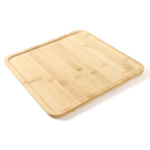 Two-piece square bamboo <b>tray</b> set, <b>tea</b> <b>tray</b>, snack <b>tray</b>, fruit <b>tray</b>, modern light luxury, cross-border certified. - Product Image 2
