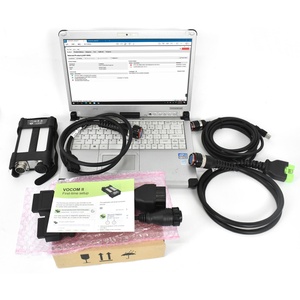 Excavator for Vocom Heavy Truck Diagnostic VOCOM2 VocomII 88894000 With PTT 2.8.150 Tech Tool+toughbook Used CFC2 Laptop Scanner - Product Image 1