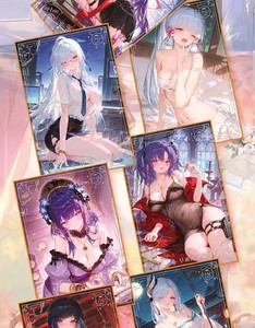 Yunyi การ์ดแบบควันเหมือนในฝัน A5การ์ดนิทานเทพธิดาอนิเมะ yae Miko <span class=keywords><strong>REM</strong></span> nami TCG CCG Booster BOX <span class=keywords><strong>doujin</strong></span> ของเล่นของขวัญ - Product Image 3