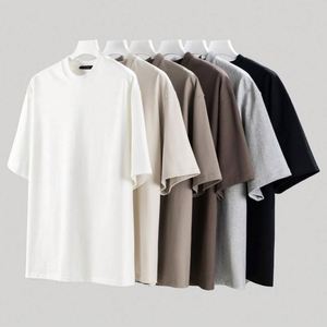 Wholesale Custom High Quality 100% Cotton Blank 380g Men's T-<b>Shirts</b> Oversized Heavyweight Tshirt Plus Size T <b>Shirt</b> for Men - Product Image 1