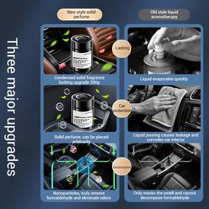 Aromatizante Sólido para Vehículo, Perfume <span class=keywords><strong>de</strong></span> Alta Gama para Automóvil, Aromaterapia para Mujeres Embarazadas y Bebés - Product Image 6