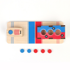 2026 Веселая деревянная стрельба игра мини настольная битва игра для детей - Product Image 3