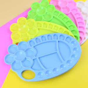 Palettes de peinture en acrylique transparentes en plastique Minghu, <span class=keywords><strong>pour</strong></span> aquarelle et <span class=keywords><strong>gouache</strong></span>, adaptées aux enfants - Product Image 6