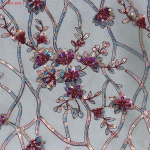 Tessuto Ricamato con Perline Multicolore Lavorazione Pesante a Mano Tela Bordada Con Chaquiras Multicolor Para Ropa Tradicional Y Artesanal - Product Image 3