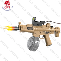 Pistola de agua eléctrica AK M416 MP5, pistola de chorro automática con luz, juguete de verano para niños al aire libre