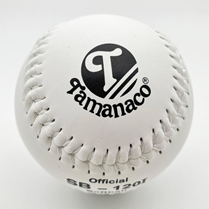 Palla da Softball <span class=keywords><strong>Tamanaco</strong></span> SB-120I in Pelle PVC Bianca da 12 Pollici, COR.50, 420 LBS PK, Centro in Sughero - Product Image 3