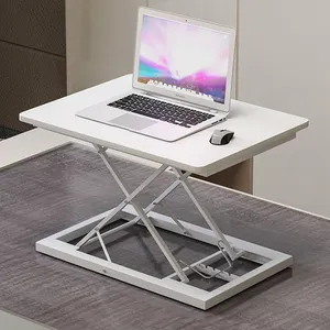 Banco de trabajo de oficina de pie, nuevo estilo, marco de acero, ajuste de posición múltiple, soporte de elevación de ordenador, <span class=keywords><strong>escritorio</strong></span> de oficina de pie - Product Image 1