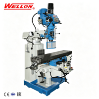 Fraiseuse verticale de précision WELLON X6330, robuste, avec broche de perçage et de fraisage NT40 380V pour engrenages cannelés