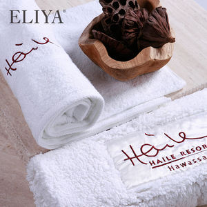 Eliya 100% Algodón Custom Embroid Logo 70 140Cm 600Gsm Toalla De Baño De Hotel Blanco - Product Image 4