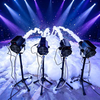 Lanceur de mousse électrique intelligent en métal 1500W avec contrôle DMX 8 canaux pour fêtes moussantes, événements intérieurs/extérieurs, célébrations à la piscine et à la plage