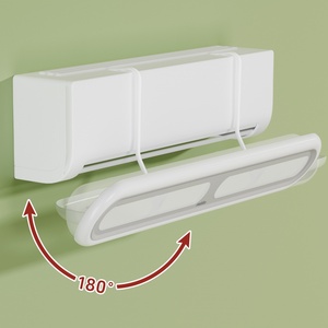 Deflector de Viento para Aire Acondicionado, Versión de Malla de Nailon OEM, Instalación sin Herramientas, Tipo Adhesivo - Product Image 4