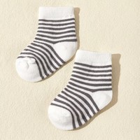 Chaussettes Bébé Personnalisées 2026 – Motif Étoiles & Rayures Adorables, Coton Antidérapant, Confortables et Respirantes, Adaptées à Toutes les Saisons