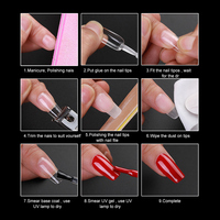 Capsules d'ongles en gel souple OEM personnalisées, transparentes, naturelles, à couverture complète ou partielle, style French, moyennes, carrées, forme cercueil