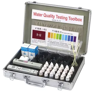 Factory customize water quality test meter and reagent aquarium pool test kit for sale/Freshwater aquaculture testing