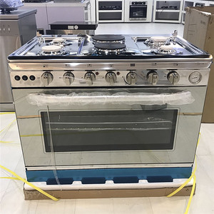 Cuisinière à gaz en acier inoxydable, appareil électrique, pour la cuisine, 6 brûleurs, <span class=keywords><strong>100L</strong></span> - Product Image 2