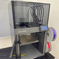 Новый 3D-принтер Flashforge Creator 5 Pro с 4-мя печатающими головками, закрытый, многоцветный |   В 500 раз быстрее, без отходов и перепусков, 3D-принтер