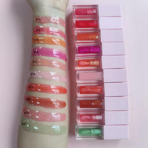 Aceite Saborizante para Brillo Labial al por Mayor, Bajo MOQ, Alta Calidad, Marca Privada, Vegano, Transparente, Rosa, Aceite Labial Voluminizador - Product Image 2