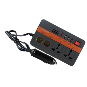 12v300w biến tần DC để AC 220V chuyển đổi điện thiết bị xe sạc điện biến tần USB + TYPEC-PD22W - Product Image 3