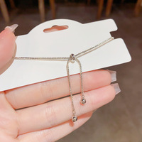 Bracelet en pierre œil de chat, bracelet coulissant, bracelet à breloques en zircon, bracelets et joncs tendance, bracelet à breloques ajustable, vente en gros