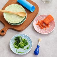 Plaque de broyage multifonctionnelle en céramique pour gingembre et ail, presse-ail manuel de cuisine, gadget pour purée de fruits, presse-purée de fruits