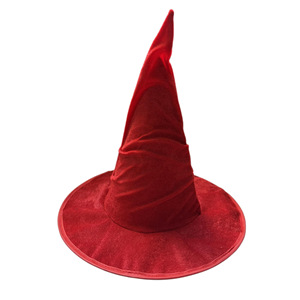Sombrero <span class=keywords><strong>de</strong></span> <span class=keywords><strong>bruja</strong></span> <span class=keywords><strong>de</strong></span> terciopelo para Halloween, sombrero <span class=keywords><strong>de</strong></span> festival, sombrero <span class=keywords><strong>de</strong></span> mago <span class=keywords><strong>morado</strong></span>, sombrero <span class=keywords><strong>de</strong></span> <span class=keywords><strong>bruja</strong></span> rojo, accesorio para la cabeza, sombrero <span class=keywords><strong>de</strong></span> Halloween - Product Image 4