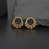 Anneau de nez plaqué or titane 16G, bijou de piercing hypoallergénique, étanche, pour femmes et hommes, à porter au quotidien et en soirée