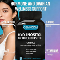 Capsules d'Inositol Végétal, Chiro-Inositol, Myo-Inositol, D-Chiro-Inositol pour l'Équilibre Hormonal et le Bien-être Ovarien – OEM ODM