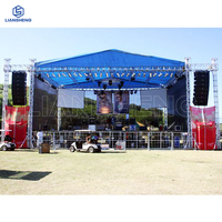 Structure de scène mobile en aluminium pour DJ, éclairage de scène de concert, scène musicale, éclairage DJ, structure de scène, éclairage DJ mobile, TRUSS DISPLAY