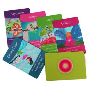 Cartes d'énergie en couleur imprimées Tarot, Oracle French Positive grossesse, cartes d'affirmation personnalisées avec boîte à tiroir - Product Image 3