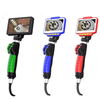Écran IPS de 5,0 pouces 3,9 mm/6,4 mm 1080P Articulation bidirectionnelle Rotation à 360° Étanche IP67 Certifié CE Endoscope industriel à LED