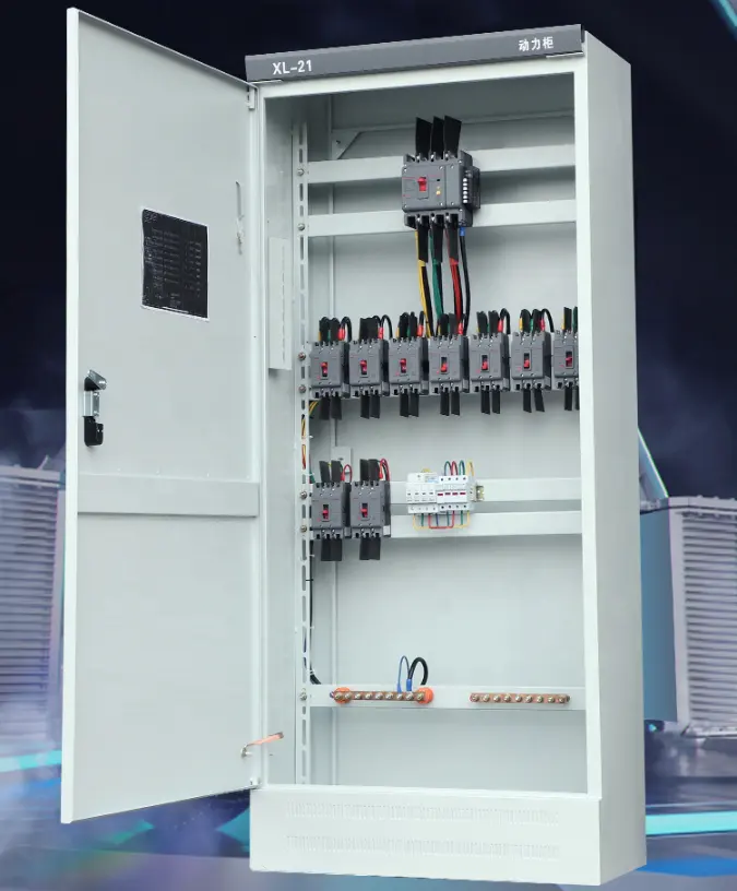 XL-21 Power Distribution Box Equipamento completo do gabinete de energia de baixa tensão
