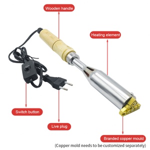 Ciseaux à pâte métalliques personnalisés pour le marquage à chaud des logos et étiquettes, idéaux pour le pain et les gâteaux - Product Image 5