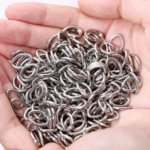 Bán Buôn 18K Vàng Mạ Trứng Hình Vòng Đóng Thép Không Gỉ Trang Sức Phụ Kiện Cho Vòng Đeo Tay Bông Tai Hoặc Vòng Cổ Làm - Product Image 6