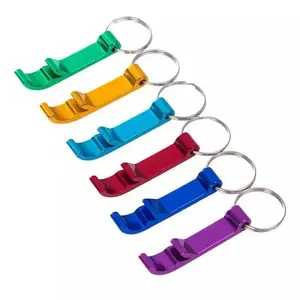 Wholesale 1pc Custom Keychain Personalized Bottle Opener Customized <b>Key</b> <b>Ring</b> Mini Beer Can Kitchen Bar Tools Accessories Gift - Product Image 1