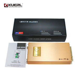 เครื่องขยายเสียงรถยนต์ KUERL 4 แชนแนล 4x80W คลาส AB กำลังขับสูง อัพเกรดเสียงคุณภาพสูง ตัวเครื่องอะลูมิเนียมอัลลอย - Product Image 2