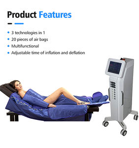 Dikey 2'si 1 Arada Presoterapi Hava Basınçlı Vücut Masajı Vücut İnceltme Kompresyon Terapi Makinesi Lenf Drenaj - Product Image 2