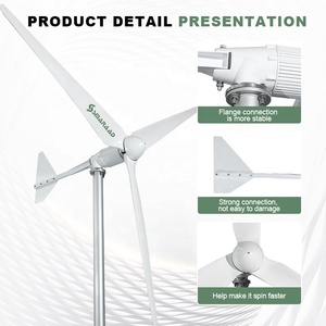 Générateur éolien Smaraad 5KW 10KW 20KW 30KW, système d'éoliennes horizontales - Product Image 4