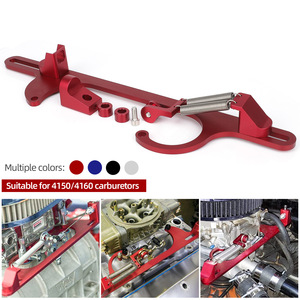 Aluminum Alloy Throttle <b>Bracket</b> 4150 4160 Carburetor Red Blue Black <b>Silver</b> For Car Modification - Product Image 4